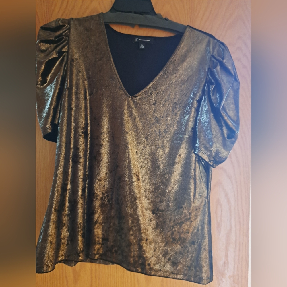 INC Elegant Gold Women's Top
